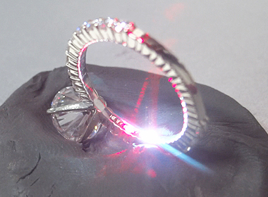 Laser Engraving on an Engagement Ring